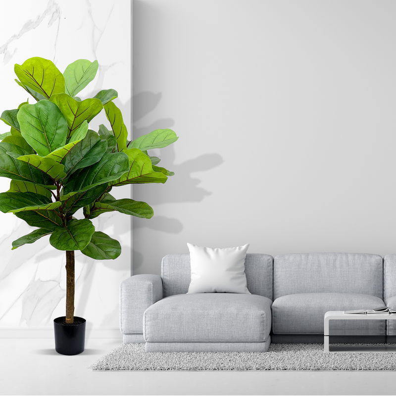 5Ft Fiddle Fig Tree - Artificial Plant