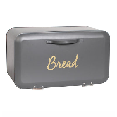 Modern Bread Bin Grey