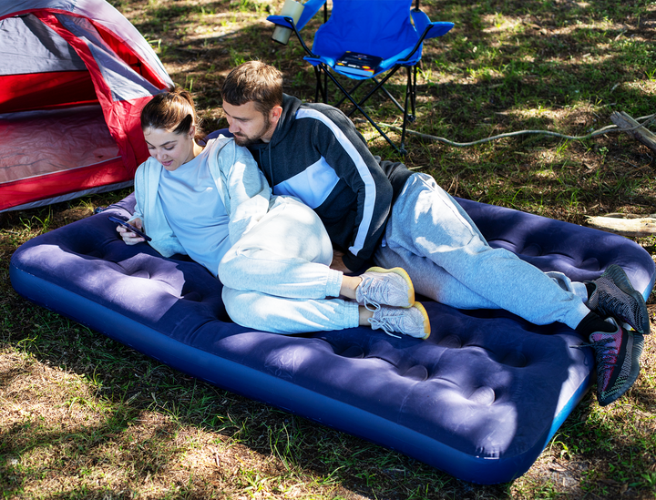 Crystals Single/Double Inflatable Air Mattress Blow Up Bed Airbed