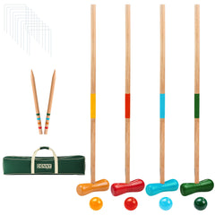 4 Player Full Size Croquet Set