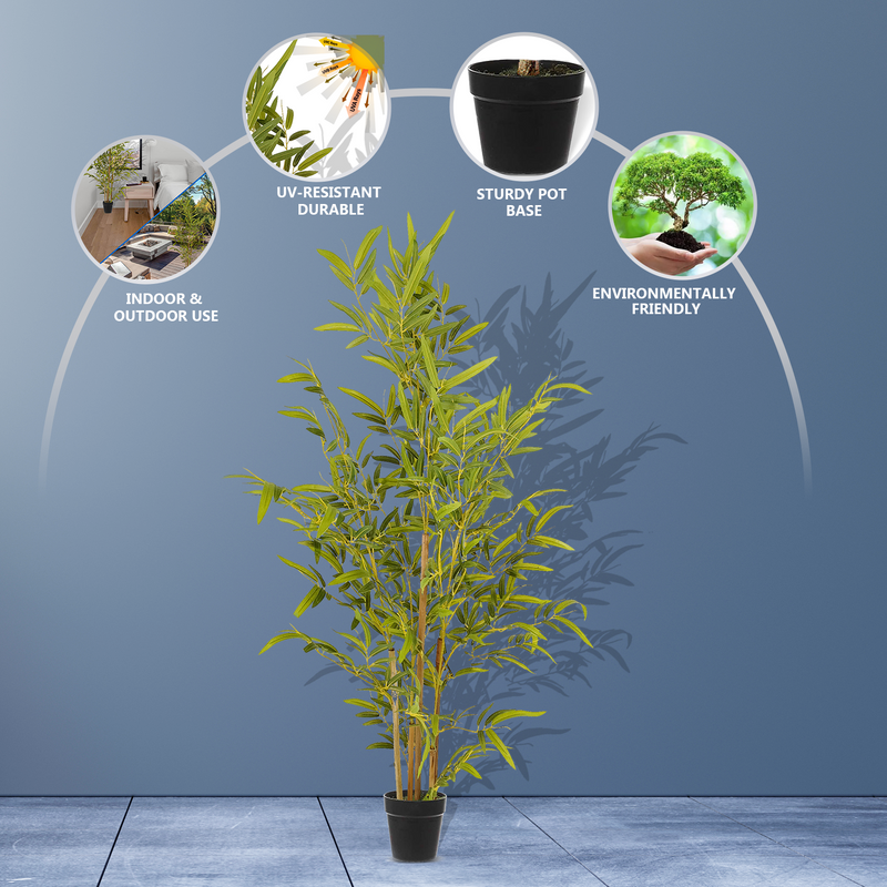 Arrow Bamboo 1.8M with 1107 Lush Leaves - Artificial Plant