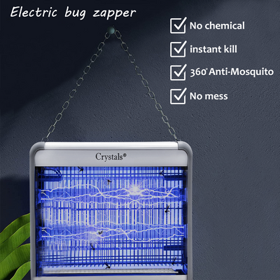 12W Electrical Insect Killer Silver