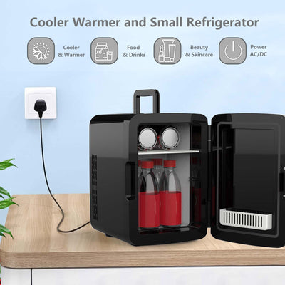 10L Compact Refrigerator Mini Electric Fridge