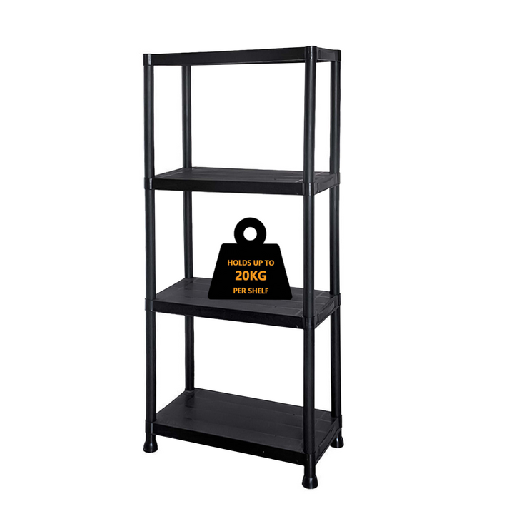 3/4/5 Tier Plastic Racking Shelving Storage Unit