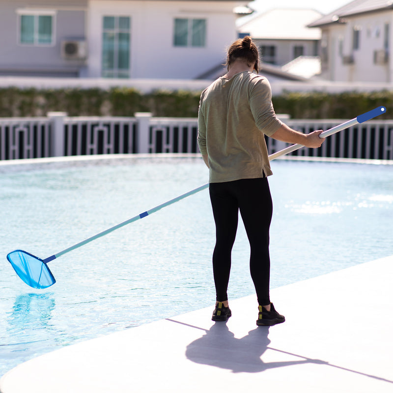 Swimming Pool Cleaning Net with Extendable Telescopic Pole