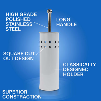 Stainless Steel Toilet Brush & Holder