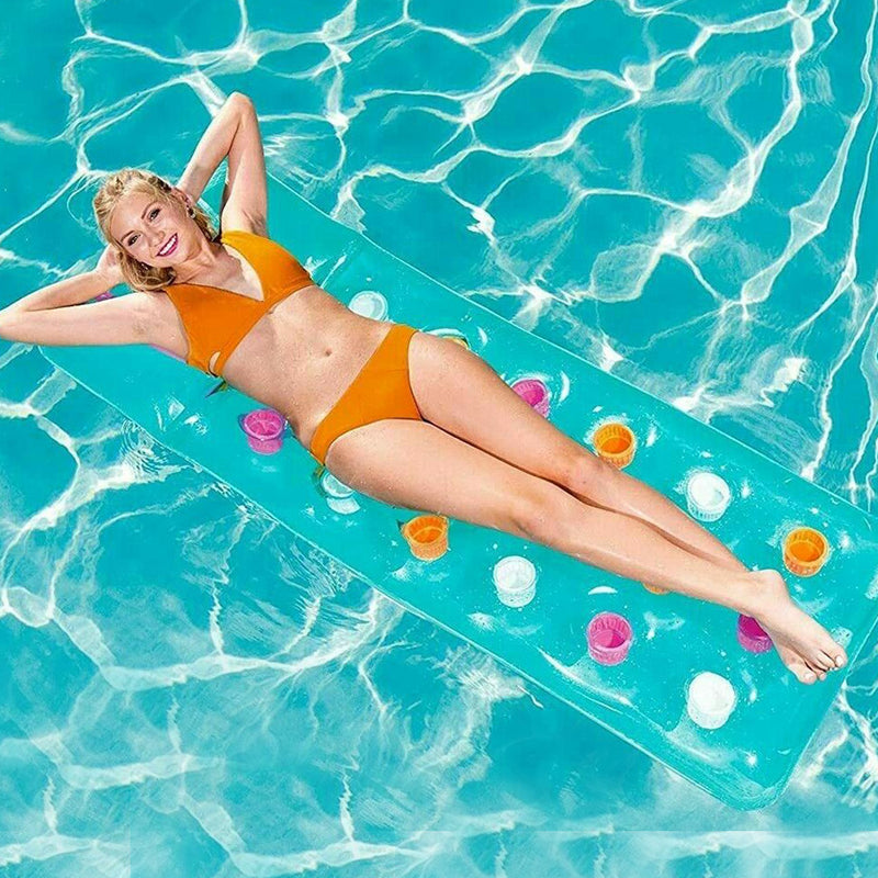 Inflated Pool Float and Swim Lounger
