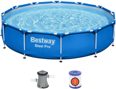Bestway Steel Pro Swimming Pool with Filter Pump - 366 x 76 cm