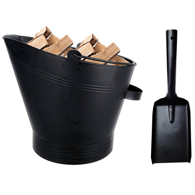 Black Fire Coal Bucket & Shovel