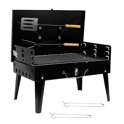 Foldable Charcoal Barbecue Grill