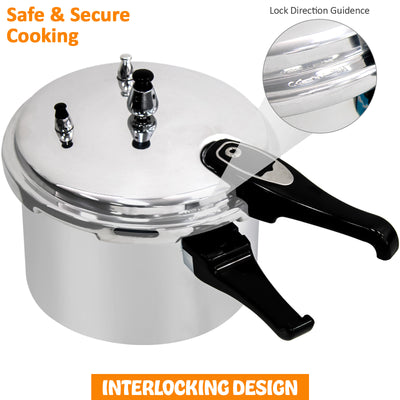 5/7 Litre Home Dual Handle Pressure Cooker