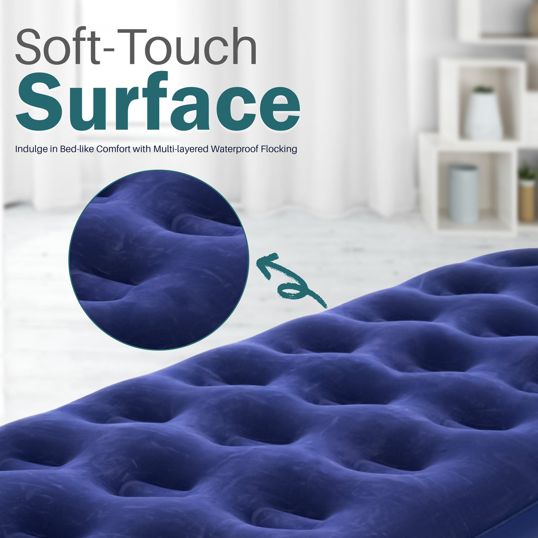 Crystals Single/Double Inflatable Air Mattress Blow Up Bed Airbed