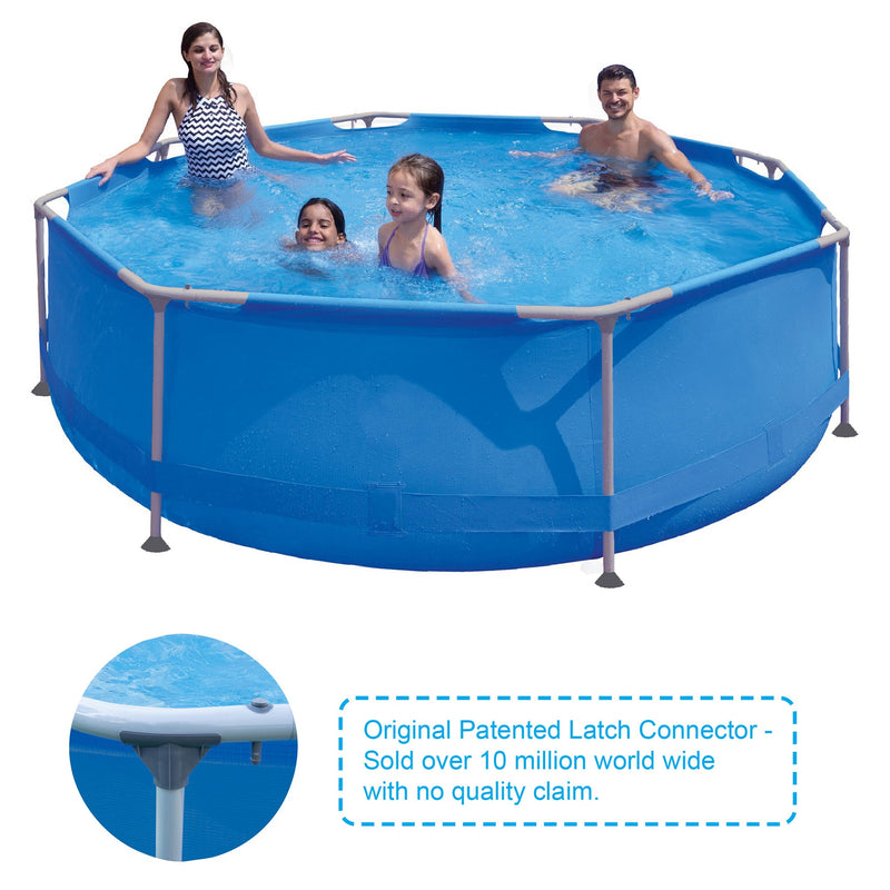 10Ft Above Ground Steel Frame Swimming Pool