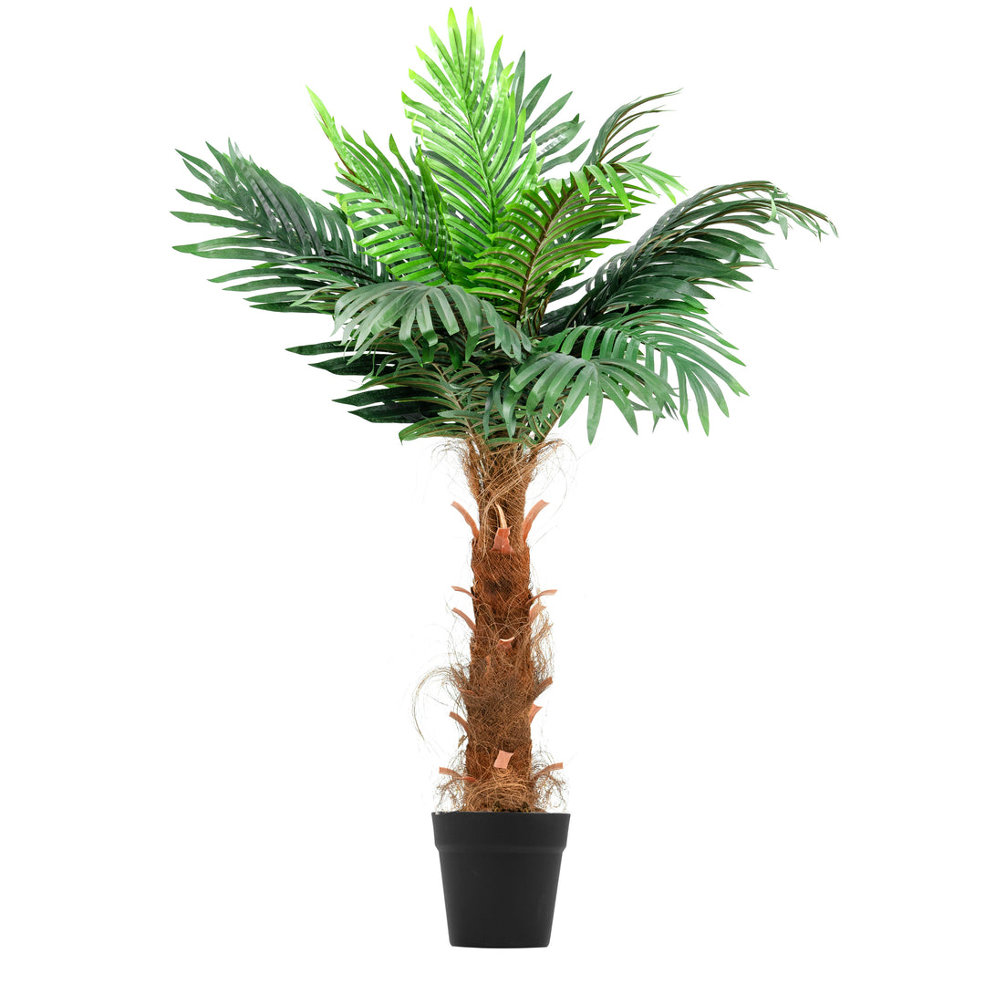 fake indoor plants uk Artificial Palm Tree Fake Tropical Potted Plant – Denny Shop UK