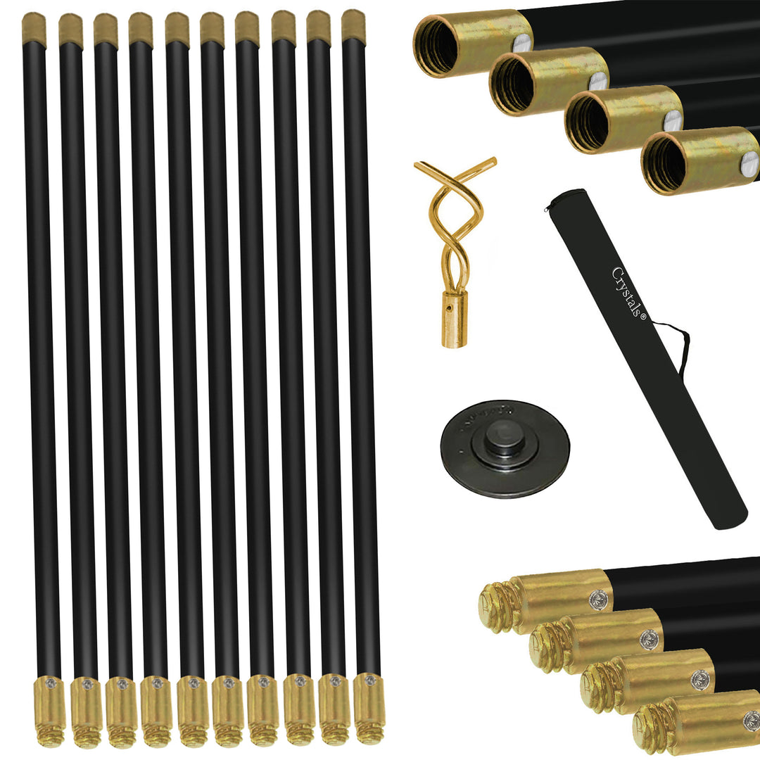 12 Piece 9 Meter Drain Rod Set