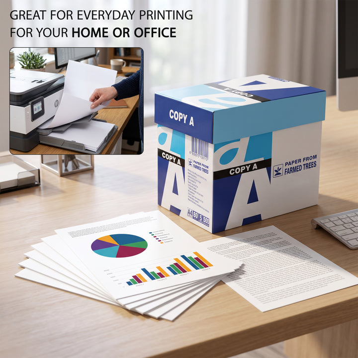 A4 2500 Printer Sheets White Paper