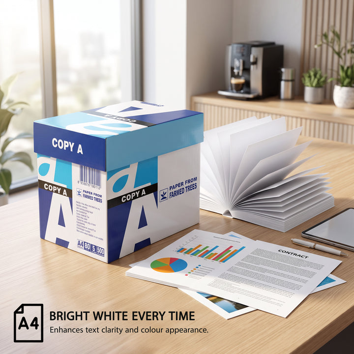 A4 2500 Printer Sheets White Paper