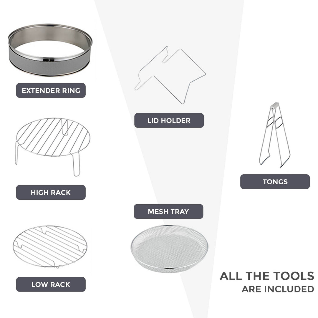 17L Electric Halogen Air Fryer - 1400W