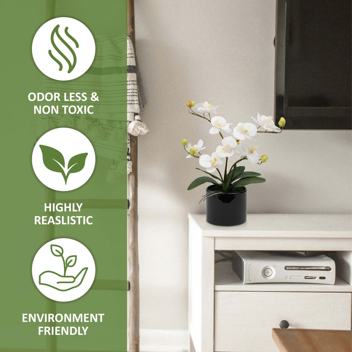 Artificial Plant Fake Silk Orchid Flower