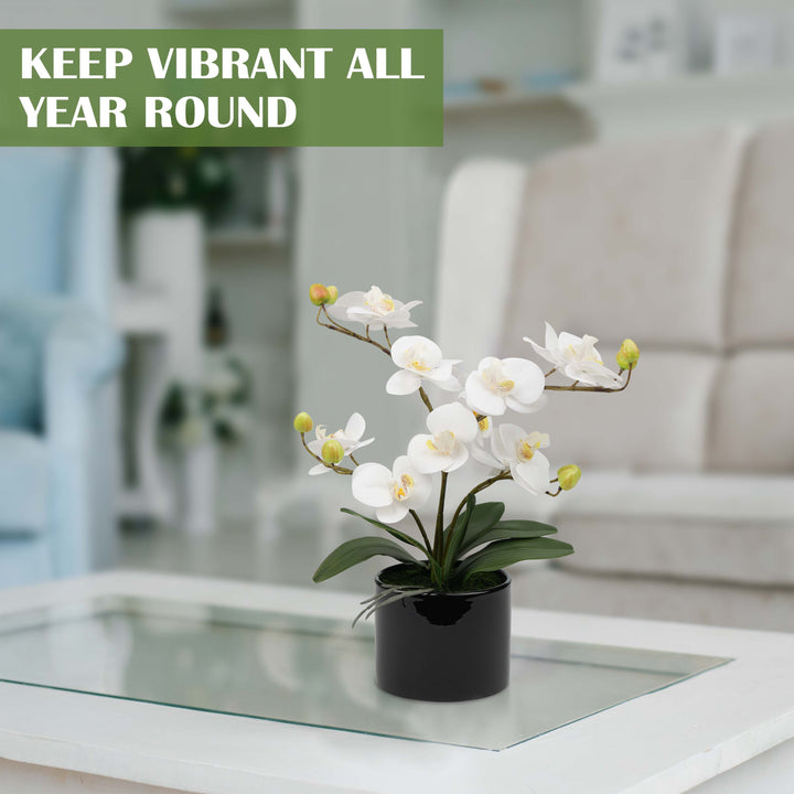 Artificial Plant Fake Silk Orchid Flower