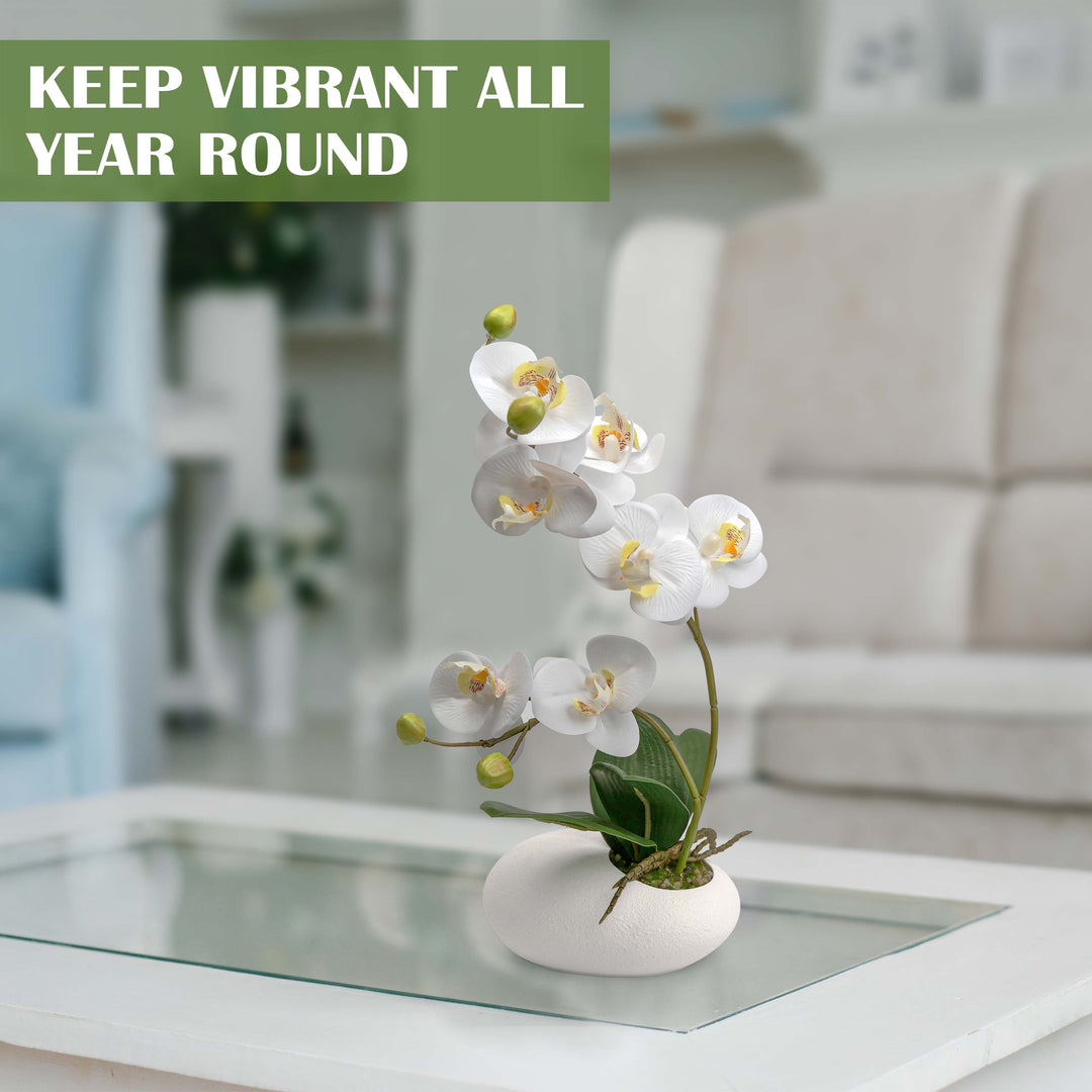 35cm Fake Silk Orchid Artificial Plant