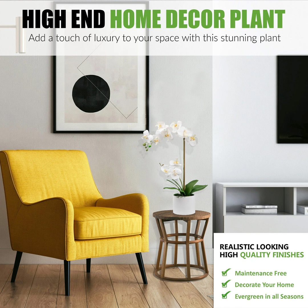 55cm Artificial Orchid Flower Plant