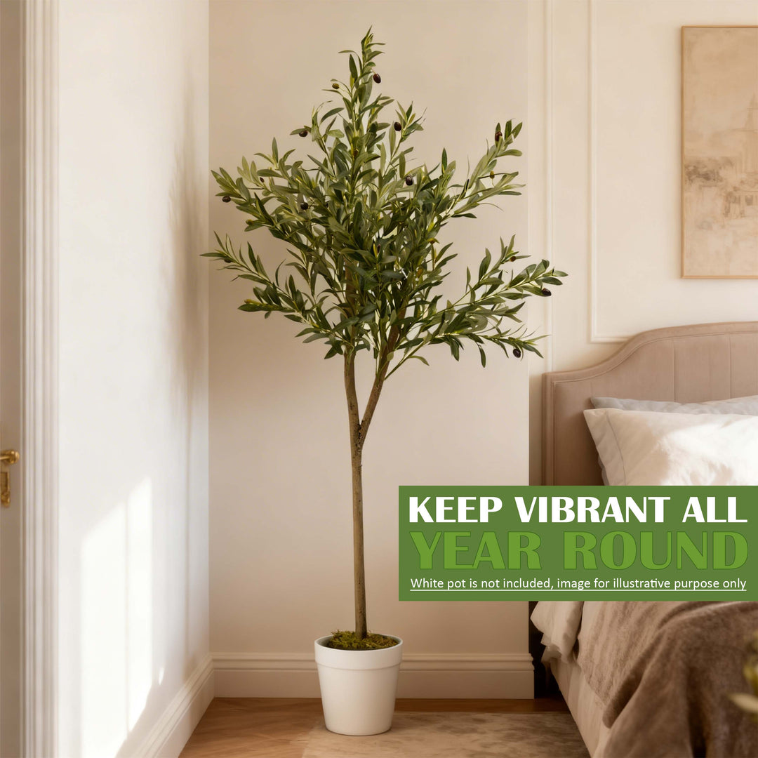 150cm Tall Faux Artificial Olive Tree