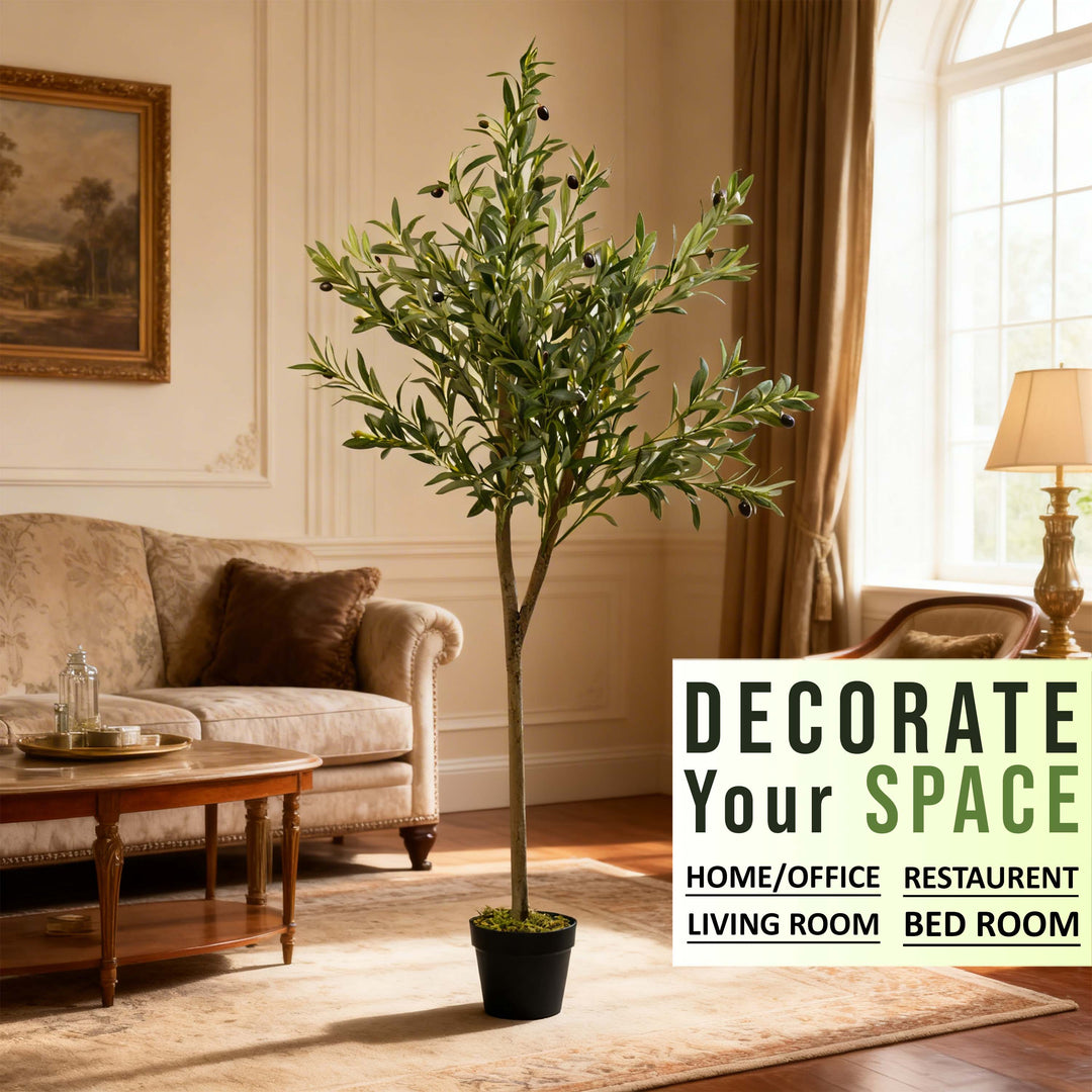 150cm Tall Faux Artificial Olive Tree