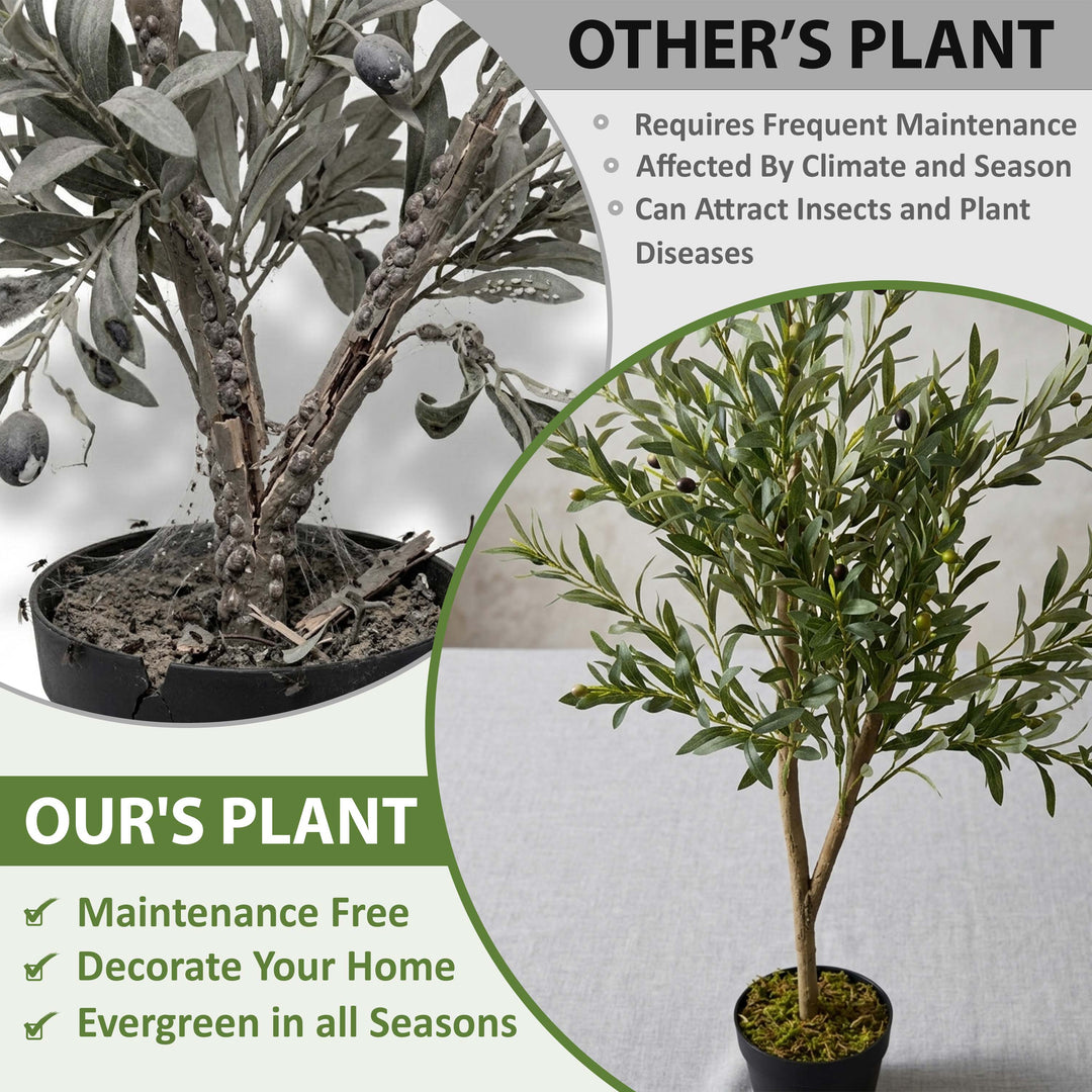 150cm Tall Faux Artificial Olive Tree