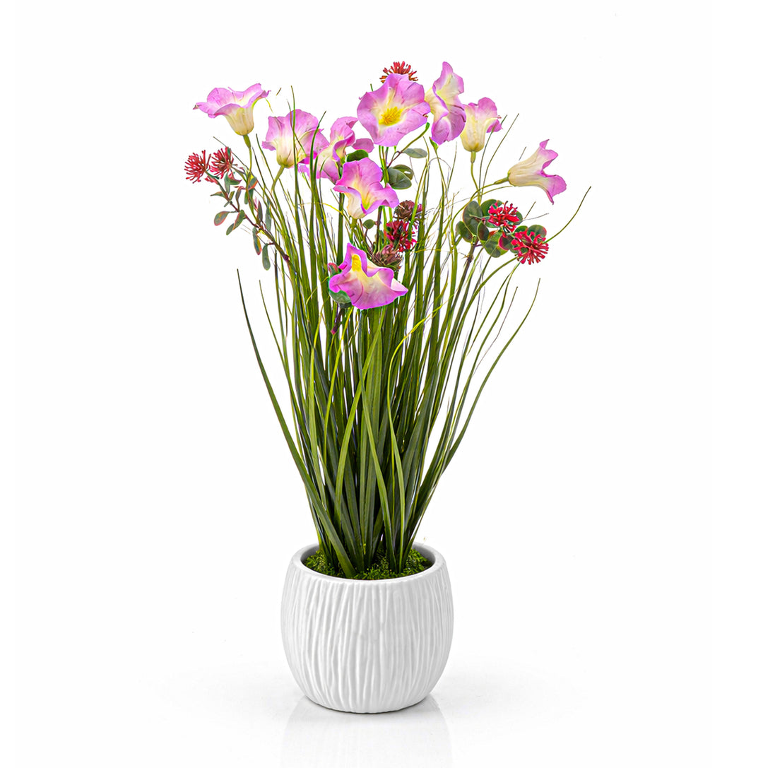 50cm Faux Morning Glory Plant