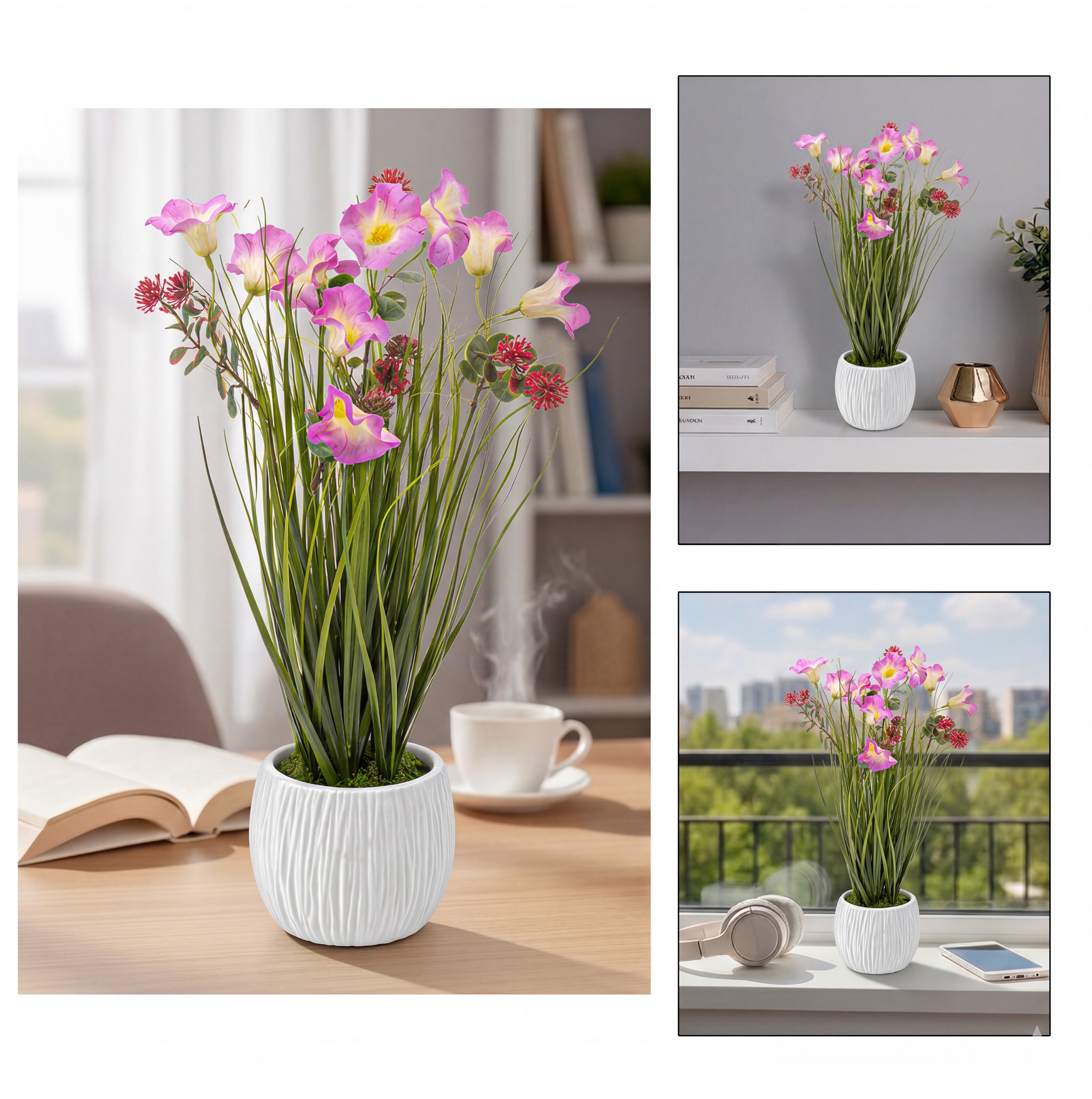 50cm Faux Morning Glory Plant – Denny Shop UK