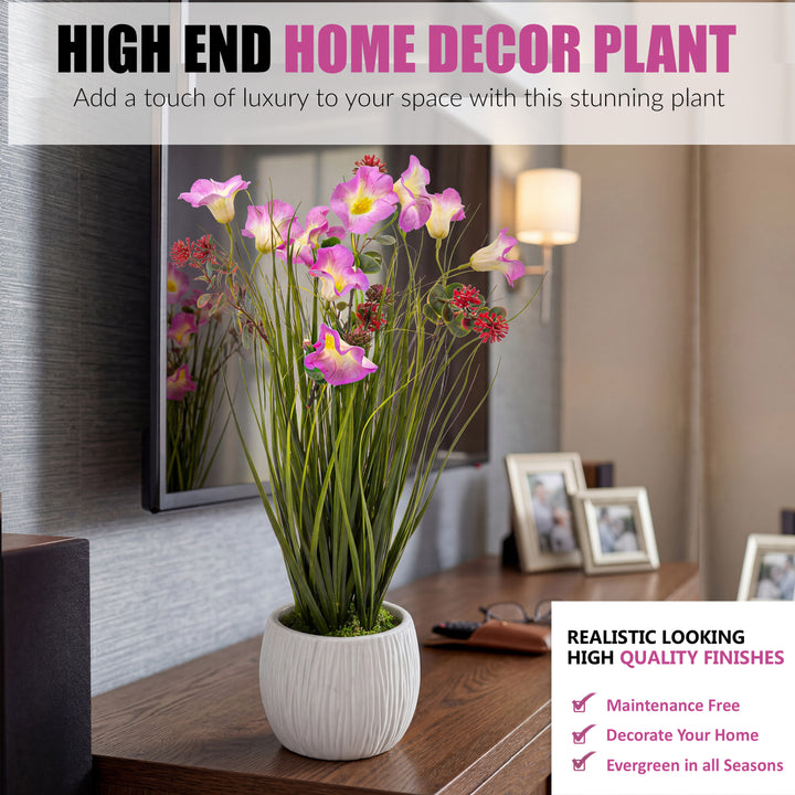 50cm Faux Morning Glory Plant