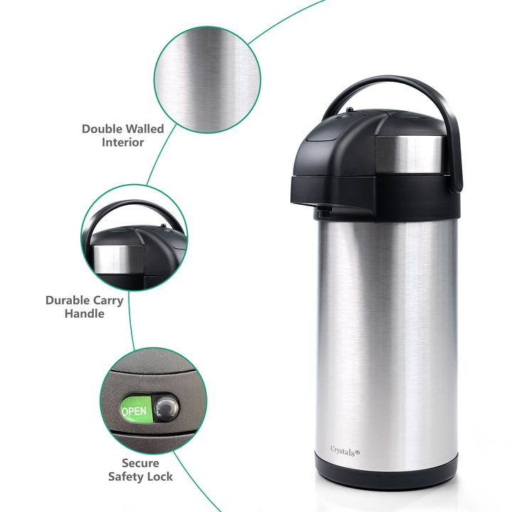5L Stainless Steel Tea Coffee Flask