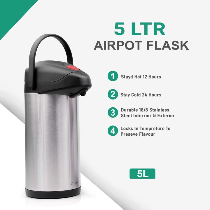 Stainless Steel Airpot Flask