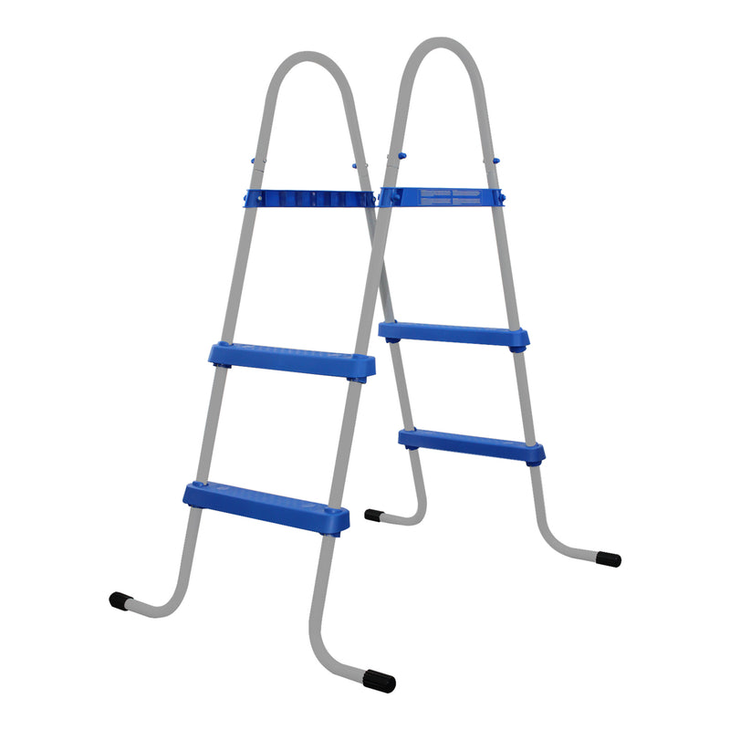 33 Inch Pool Step Ladder Double Sided - Above Ground Metal