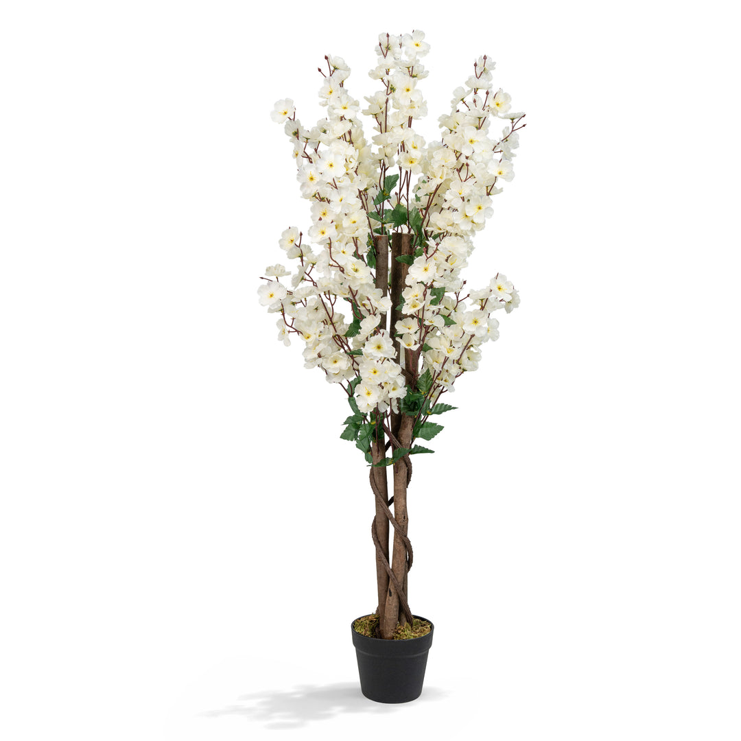 Artificial Cherry Blossom Tree Realistic White