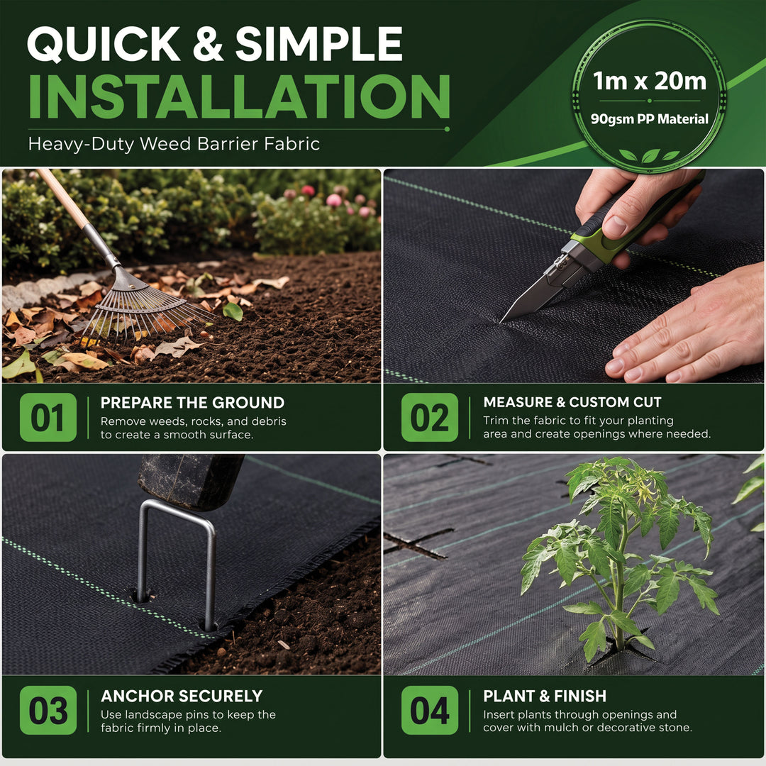 Heavy Duty Weed Control Fabric Membrane