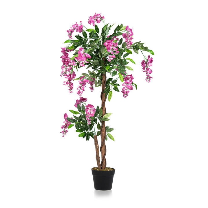 120cm Artificial Faux Plants Wisteria Flowers