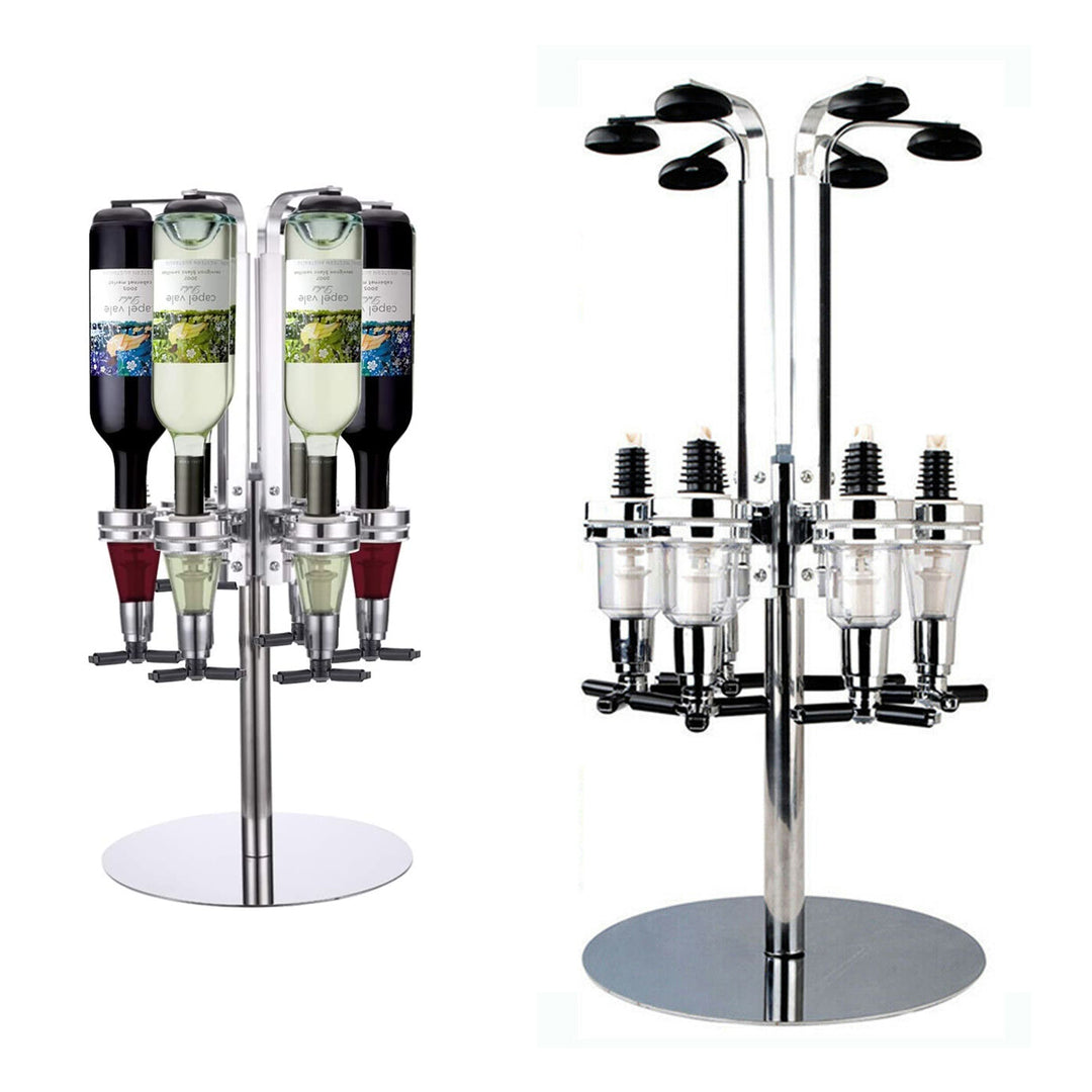 6 Bottle Rotary Drink Stand Dispenser