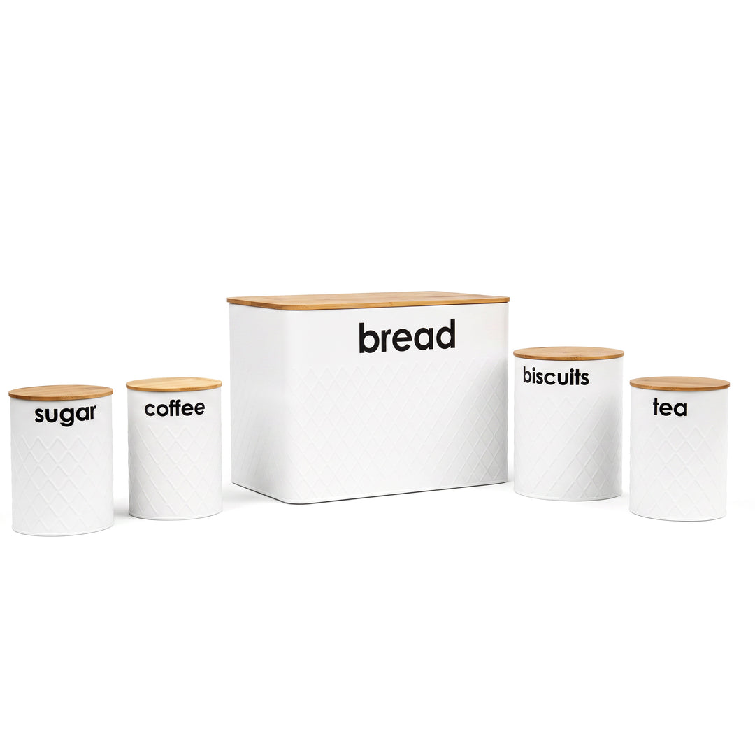 5pc Kitchen Storage Set Bread Bin