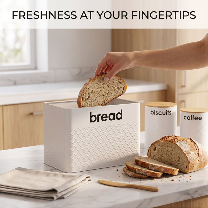 5pc Kitchen Storage Set Bread Bin