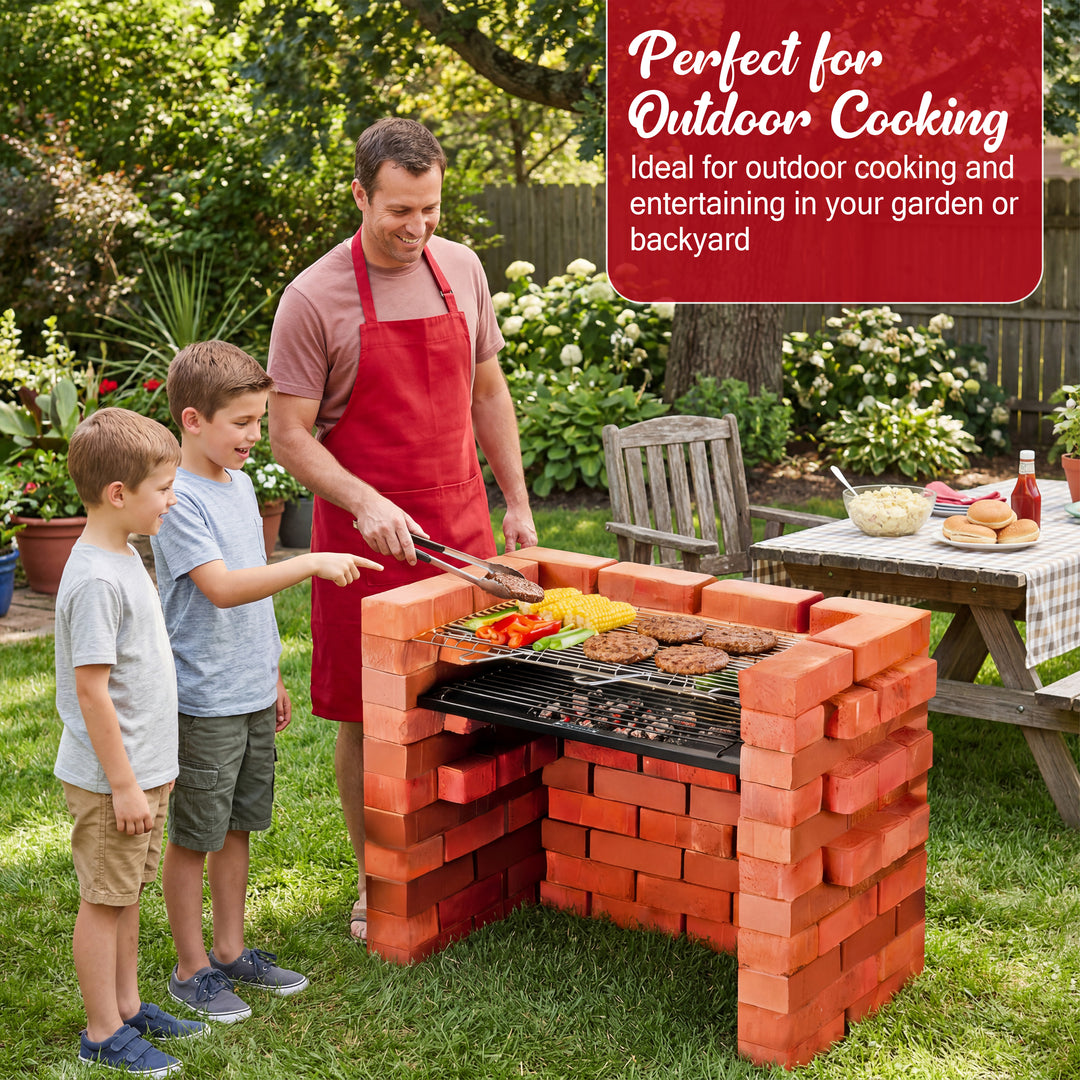 67cm BBQ Grill Tray Set DIY Outdoor