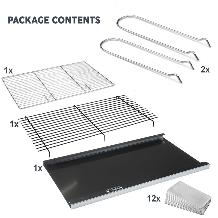 67cm BBQ Grill Tray Set DIY Outdoor