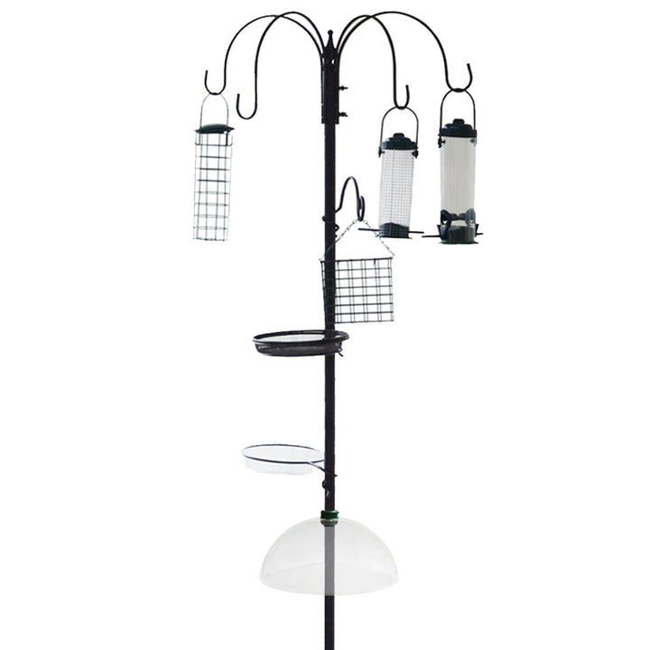 Bird Feeding Station With Water Bath