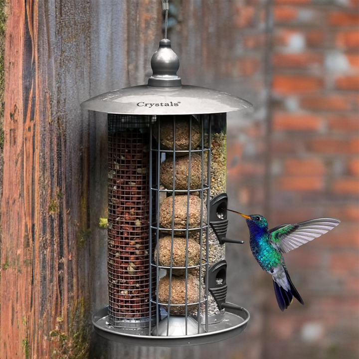 3 in 1 Bird Feeder - Seeds, Nuts & Fat Ball