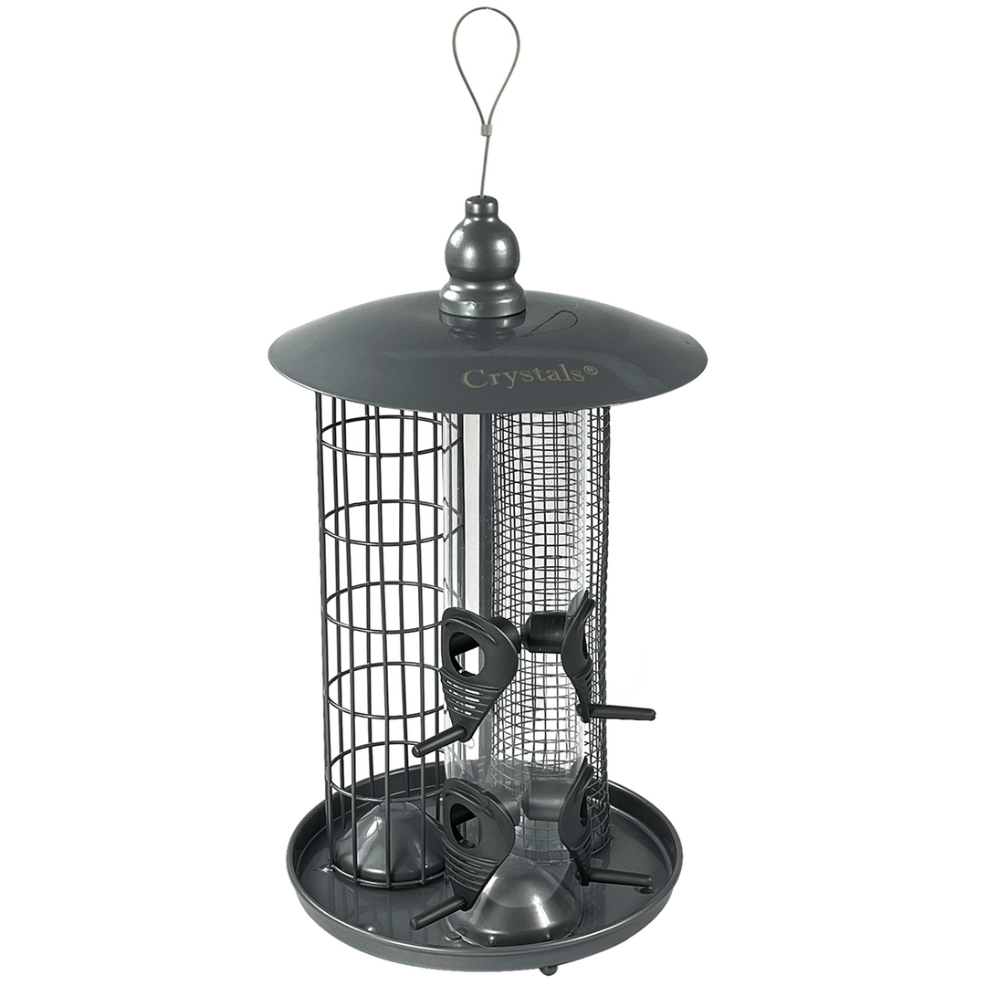 3 in 1 Bird Feeder - Seeds, Nuts & Fat Ball