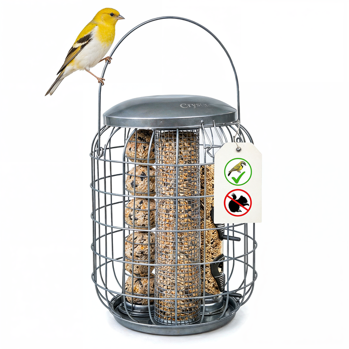 Squirrel Proof Seed, Nut, Fat Ball Bird Feeder