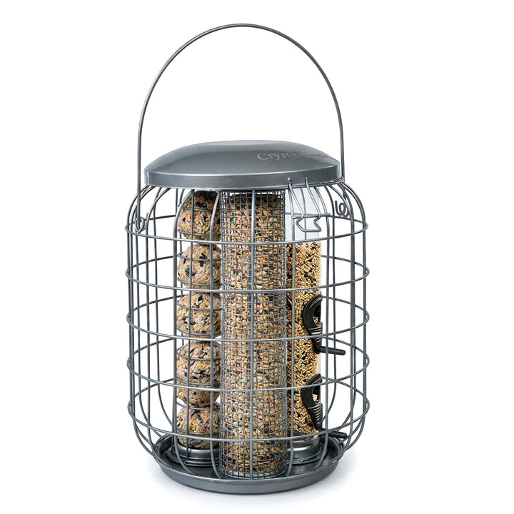 3 in 1 Seed, Nut, Fat Ball Bird Feeder