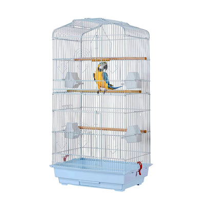 Bird Cage Large Metal - Black/White