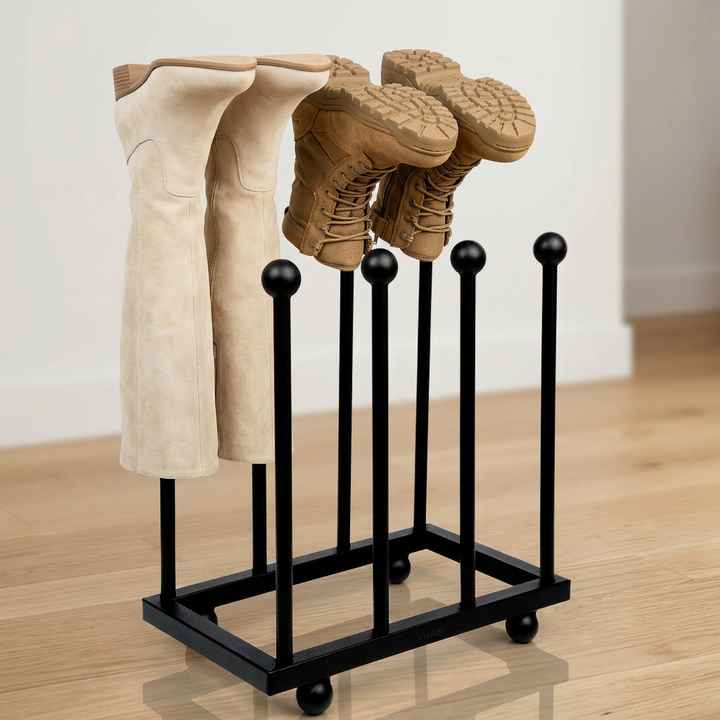 4 Pair Wellington Boot Shoe Rack
